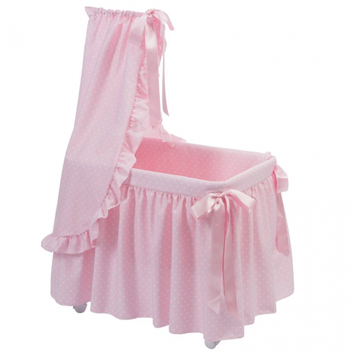 Bebelux | Pink bassinet with white stars